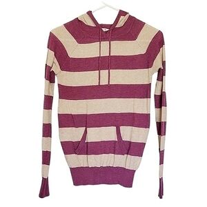 1362 * Teaspoon Lightweight Striped Hoodie Size Juniors M